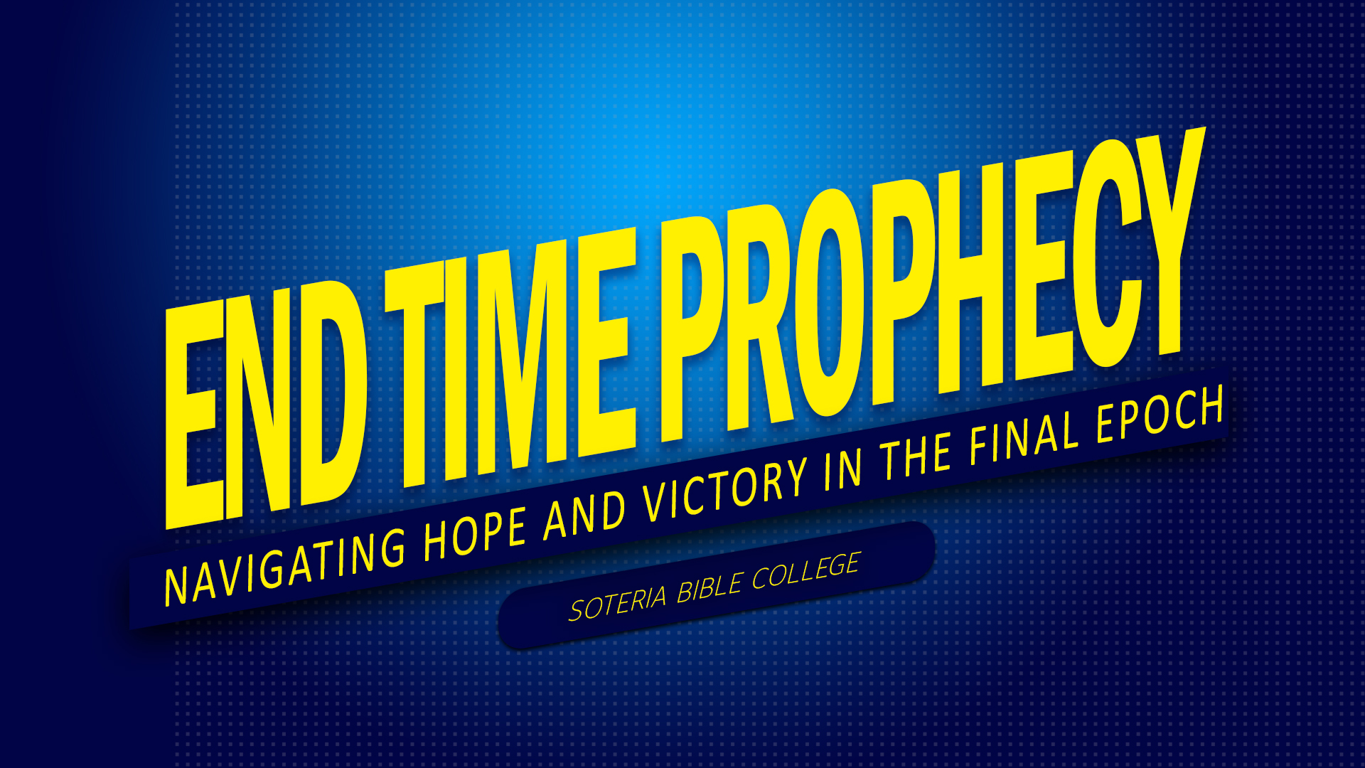 1 End Time Prophecy Embracing Hope and Triumph in The Last Days