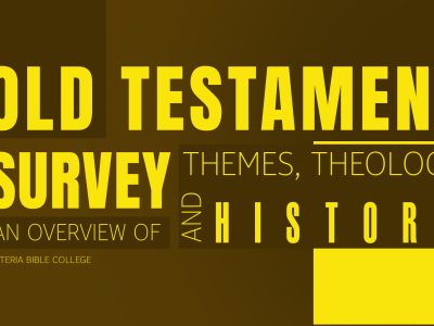 Old Testament Survey: An Overview of Themes, Theology, and History.